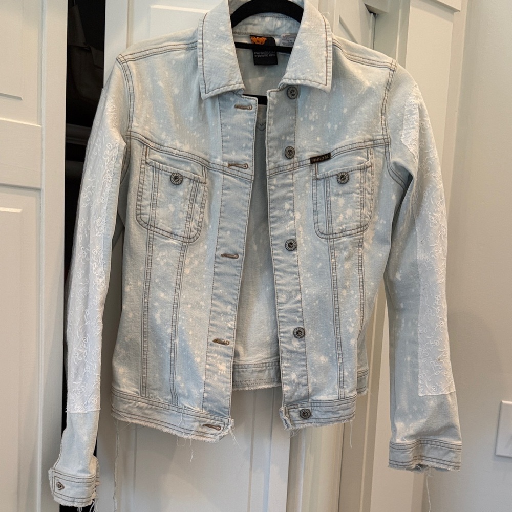 Jean jacket. Parasuco Light Blue Jean Jacket